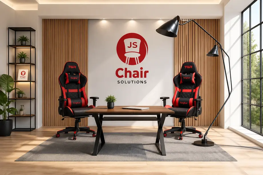 Ergonomic office chair in a modern workspace